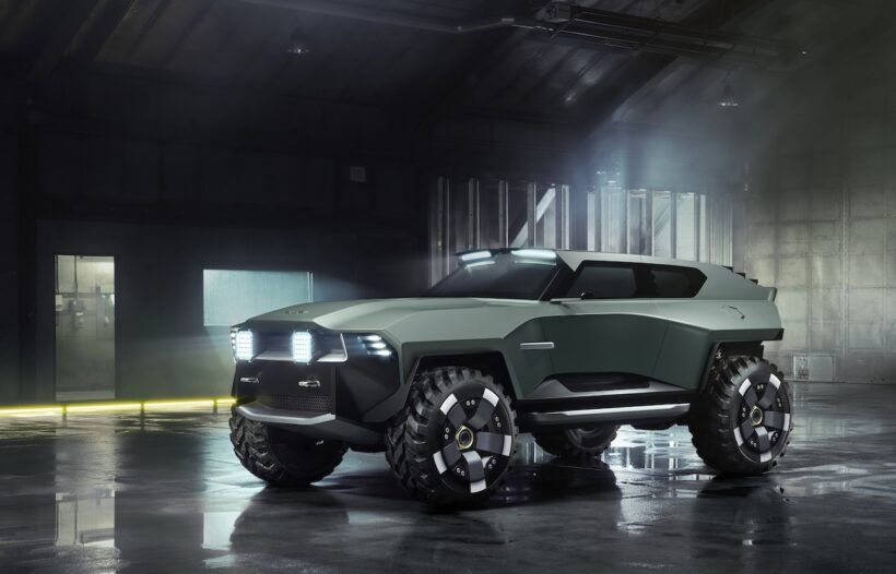 『Call of Duty: Modern Warfare 4』に登場する、デジタル専用軍事車両「アストンマーティン ドレッドノート」。