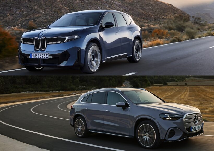 BMW iX3 50 xDrive × Mercedes-Benz GLC 400 4MATIC electric