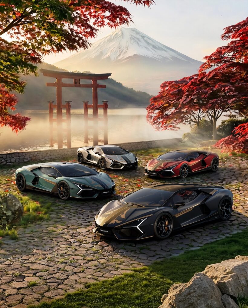 「ランボルギーニ レヴエルト インパヴィード」のエクステリア。