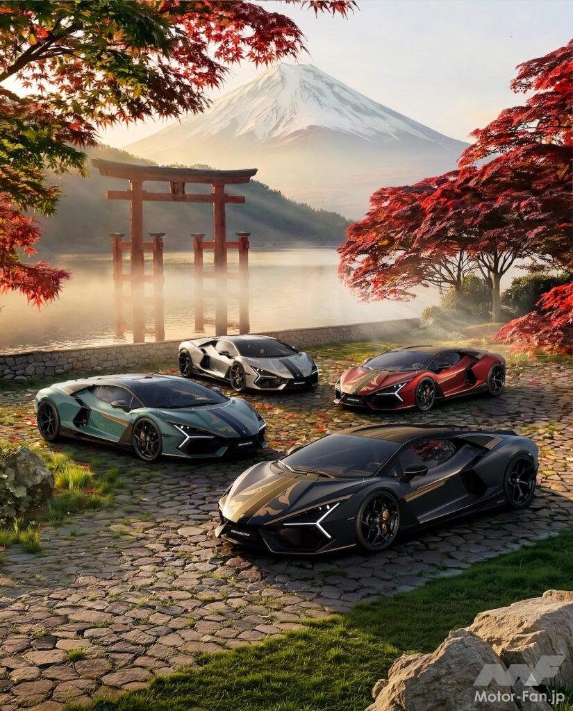 「ランボルギーニ レヴエルト インパヴィード」のエクステリア。