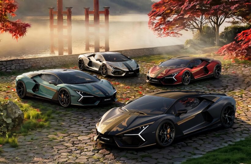 「ランボルギーニ レヴエルト インパヴィード」のエクステリア。