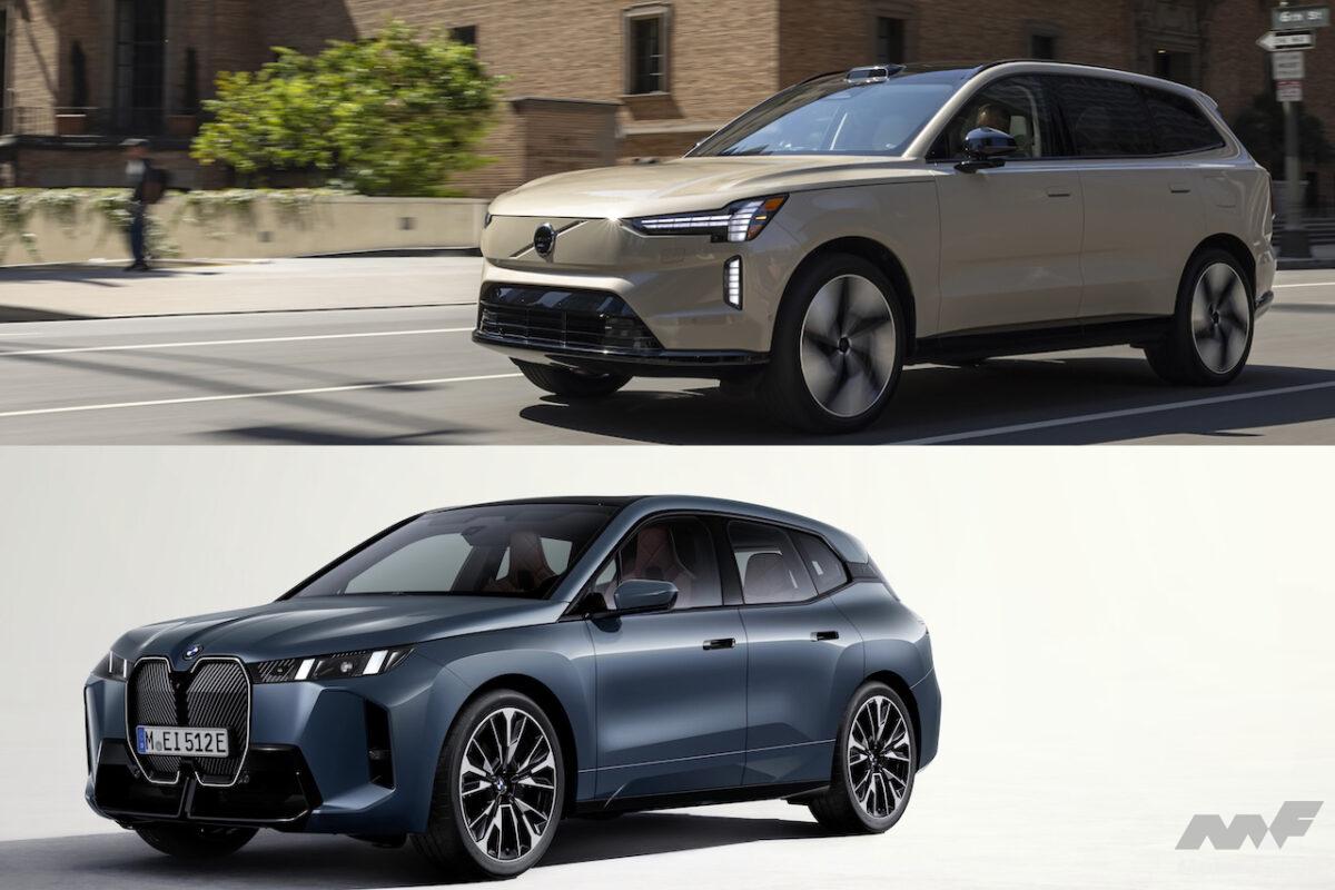 最新フル電動ラグジュアリーSUV「ボルボ EX90」を先行する「BMW iX xDrive60」と比較