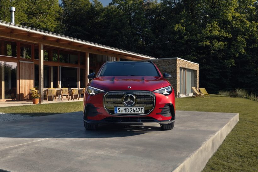 新型「メルセデス・ベンツ GLA」のエクステリア。
