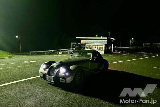 モーガン スーパースポーツで岡山国際サーキットへ。