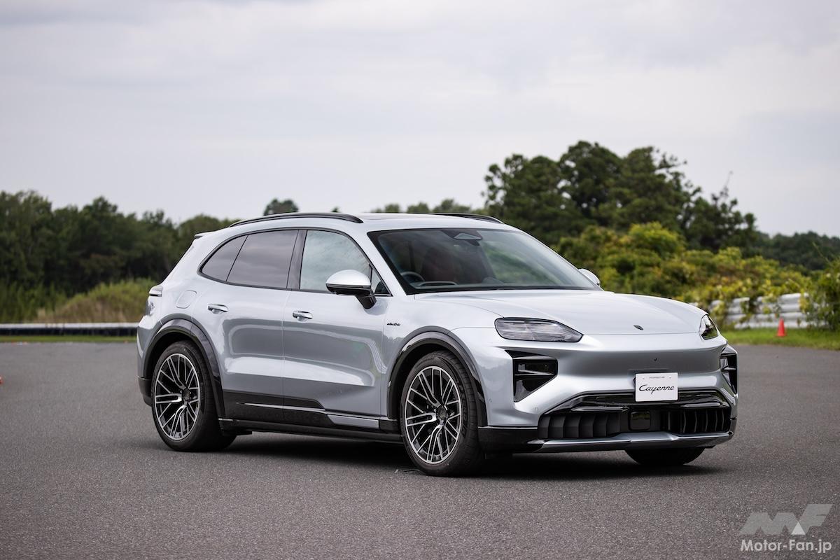 1156馬力の圧倒的パワーのポルシェ最新フル電動SUV「カイエンターボ