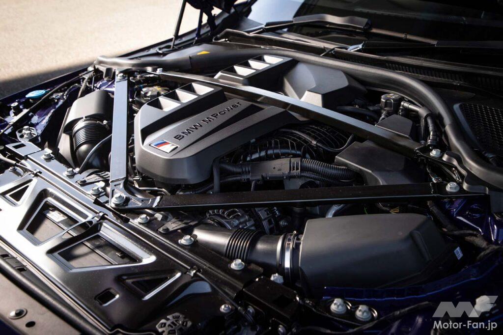 最高出力530PS、最大トルク650Nmにまで引き上げられたS55B30型3.0リッター直6ツインターボエンジン。この数値はM4コンペティションと同値だ。
