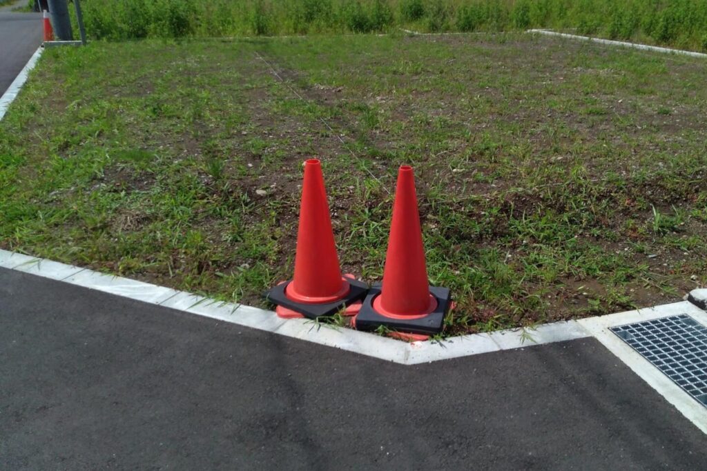 区切られた私有地