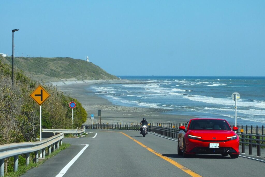 海岸のドライブ