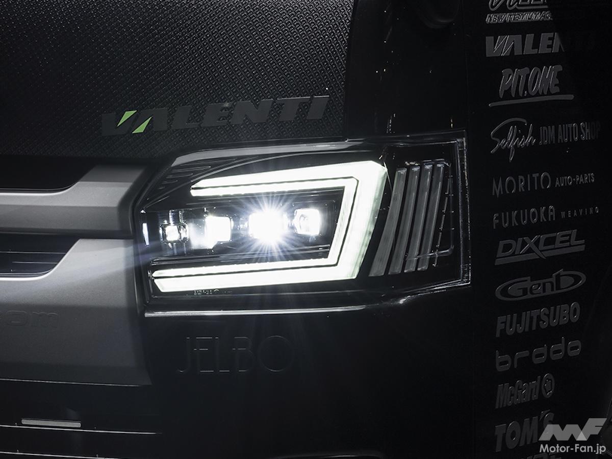 開発早過ぎ!?「純正超えの存在感！ 9型ハイエース専用3眼LEDヘッド