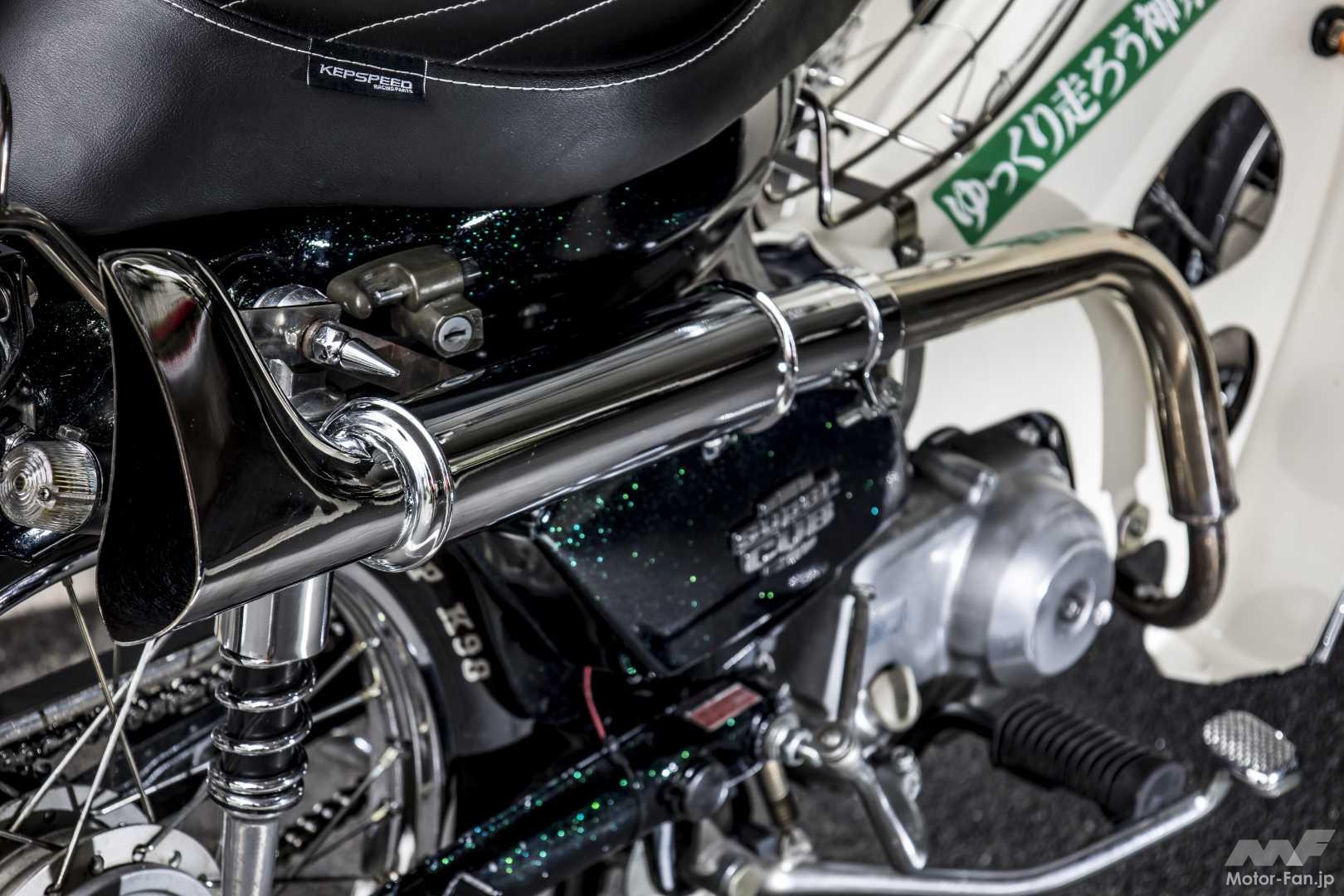 【専用出品】引取限定 スーパーカブ90カスタム エンジン キャブ 85cc カブにロボハンのギャップがイイ！」スーパーカブ90の“ちょいワル