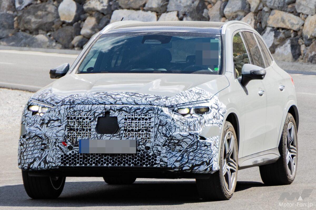 新型メルセデス・ベンツ GLC改良型をスクープ! デザイン刷新と最新MBUX採用、BMWとは異なるエンジン戦略の勝算は?