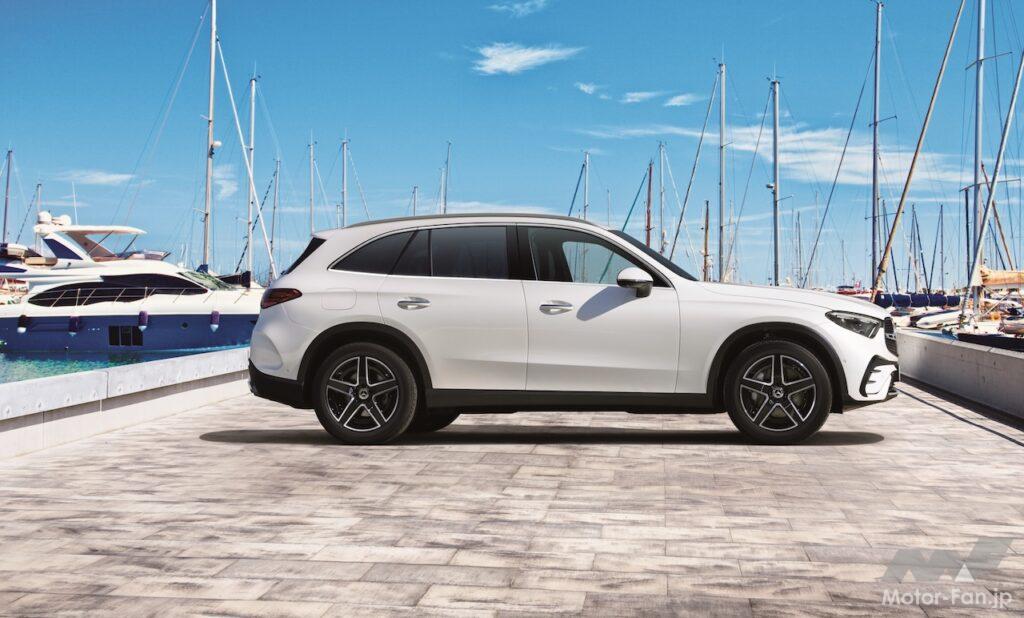 2代目「GLC 220 d 4MATIC」のサイドビュー