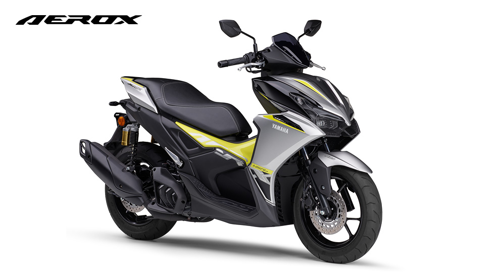 ヤマハの新型155ccスポーツスクーター「アエロックス」。専用