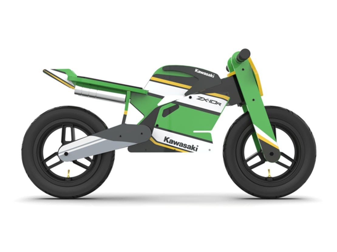 カワサキNinja ZX-10Rがかわいい木製バイクに！ 子ども向け限定モデル