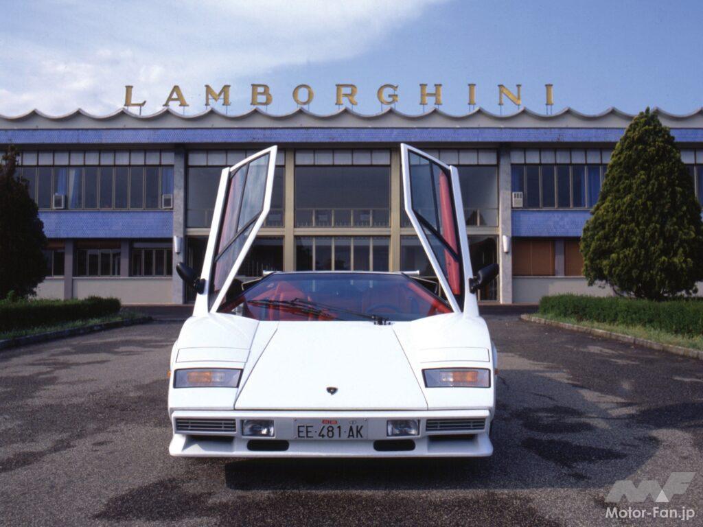 5.2リッターエンジンを搭載するLamborghini Countach Quattrovalvole。