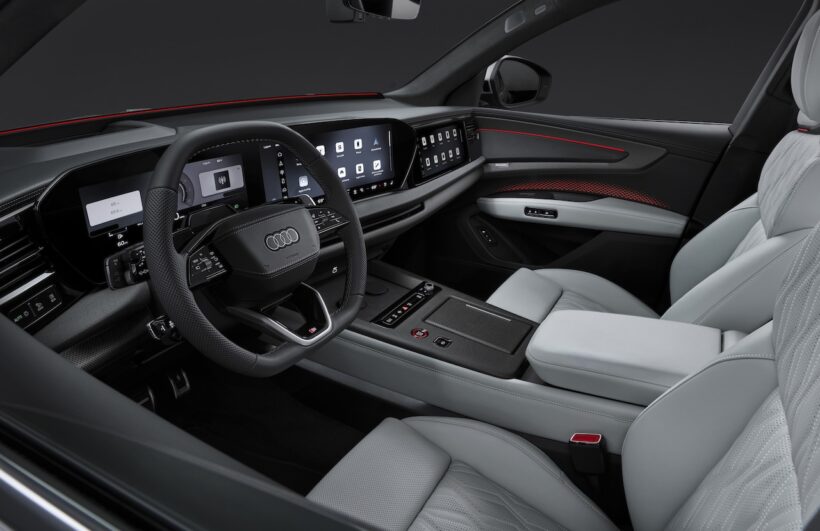 新型フラッグシップSUV「アウディ Q9」のインテリア。