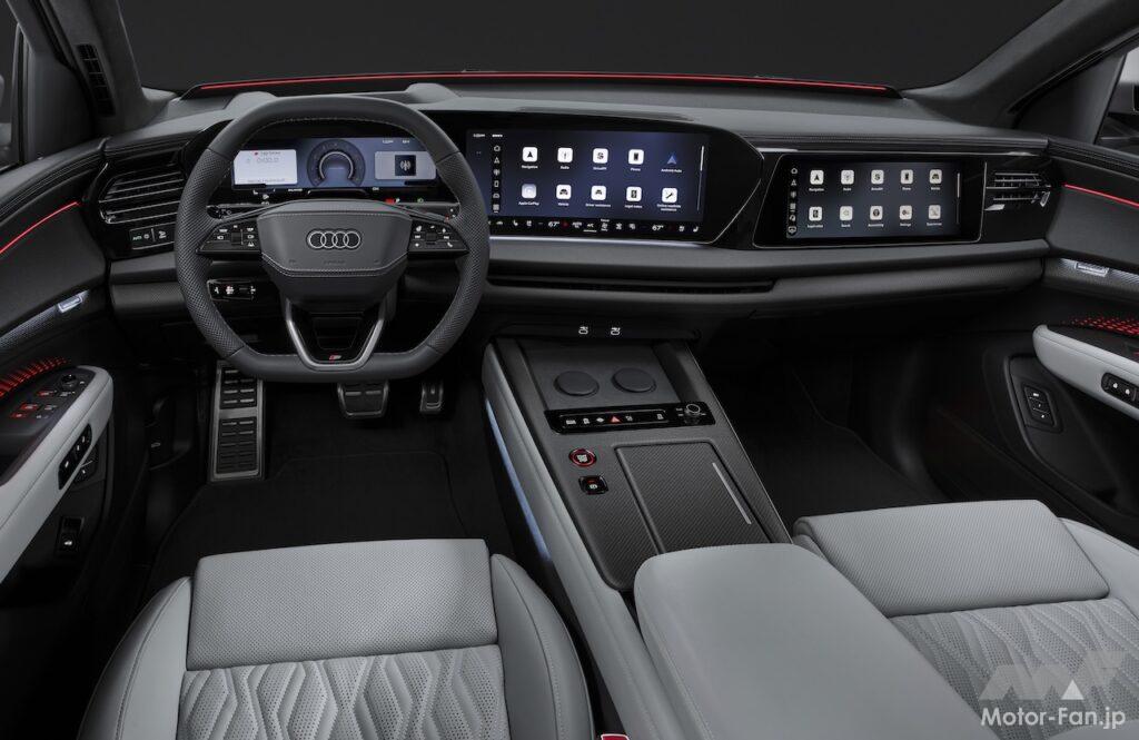 新型フラッグシップSUV「アウディ Q9」のインテリア。