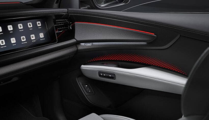 新型フラッグシップSUV「アウディ Q9」のインテリア。