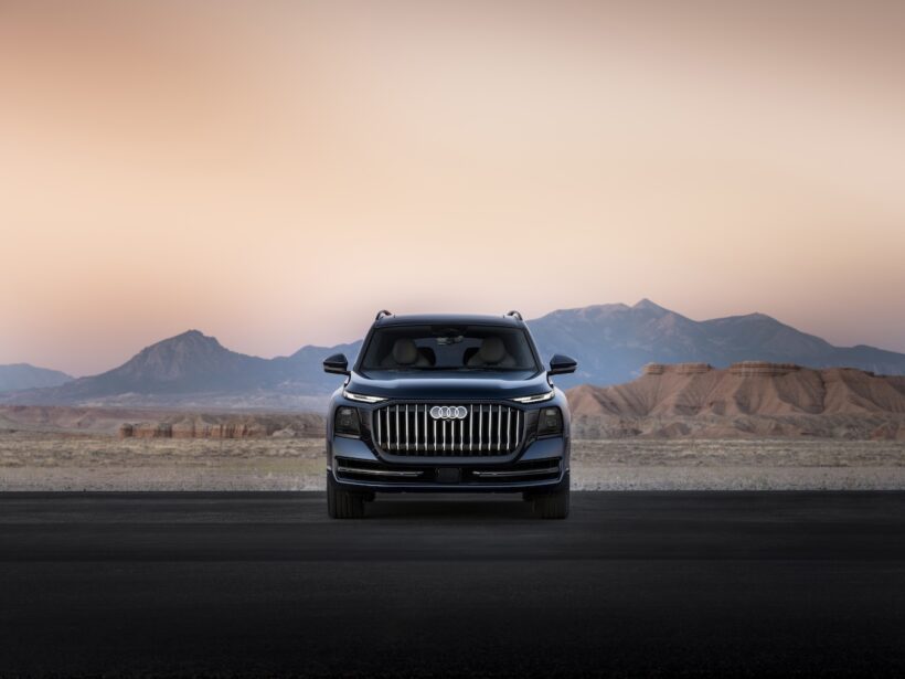 新型フラッグシップSUV「アウディ Q9」のエクステリア。