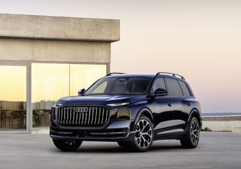 新型フラッグシップSUV「アウディ Q9」のエクステリア。