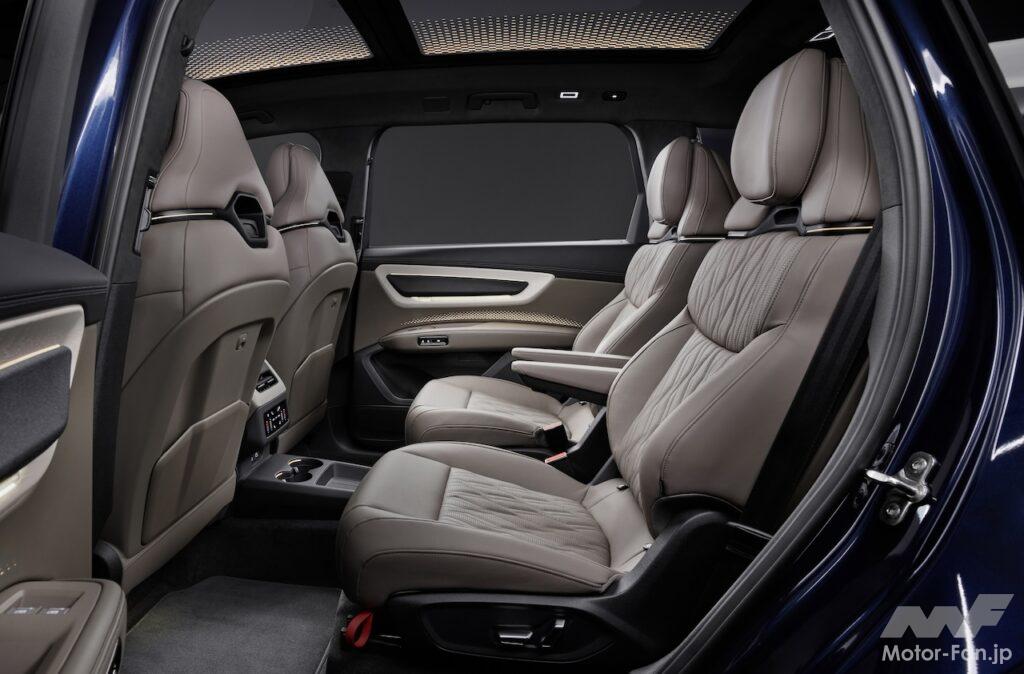 新型フラッグシップSUV「アウディ Q9」のインテリア。