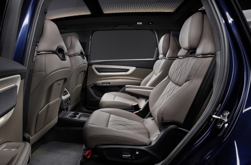 新型フラッグシップSUV「アウディ Q9」のインテリア。