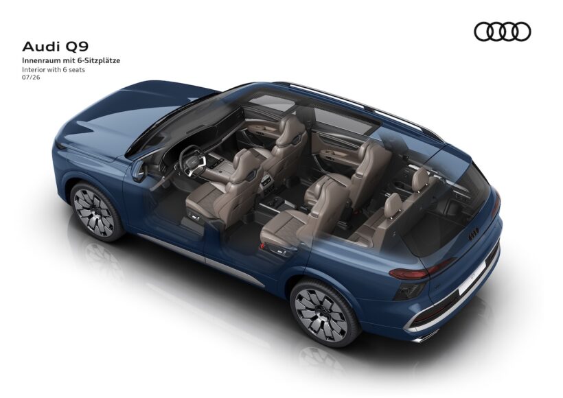新型フラッグシップSUV「アウディ Q9」のパワートレイン。