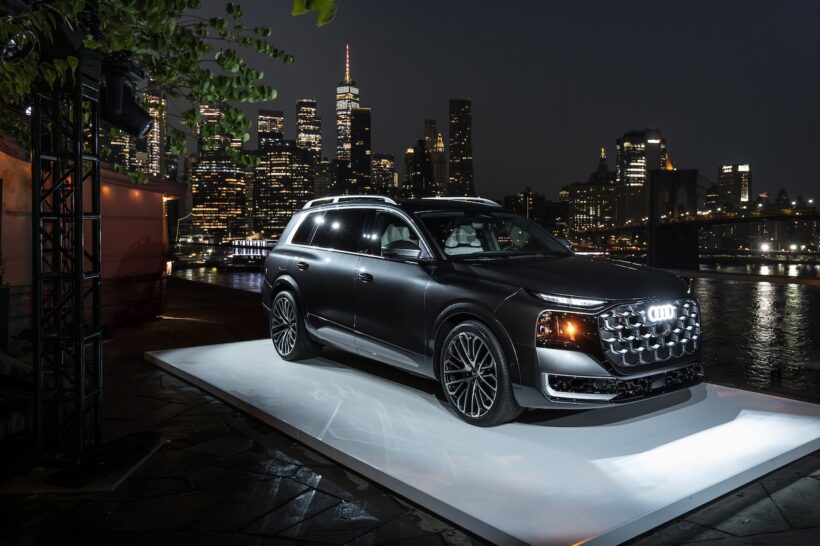 ニューヨークで行われた、新型フラッグシップSUV「アウディ Q9」のワールドプレミアイベント。