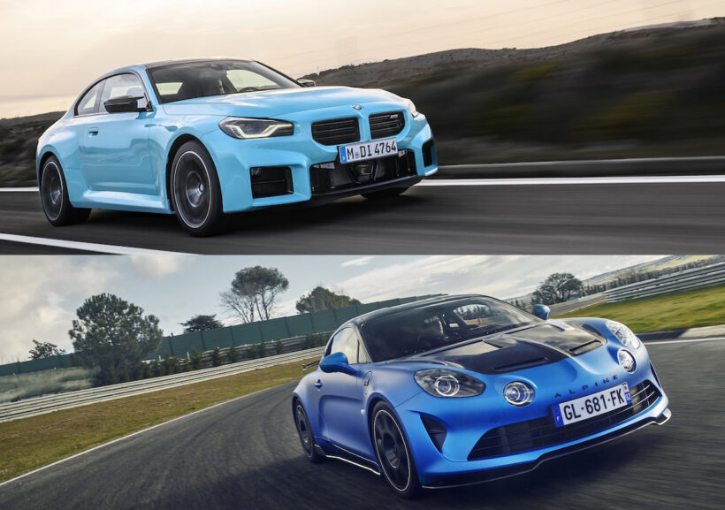 BMW M2 M xDrive × Alpine A110 R