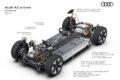 「アウディ A2 e-tron」のフル電動パワートレイン。