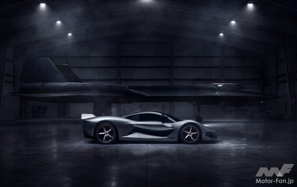 「ヘネシー ブラックバード」と、超音速偵察機「ロッキードSR-71 ブラックバード」。
