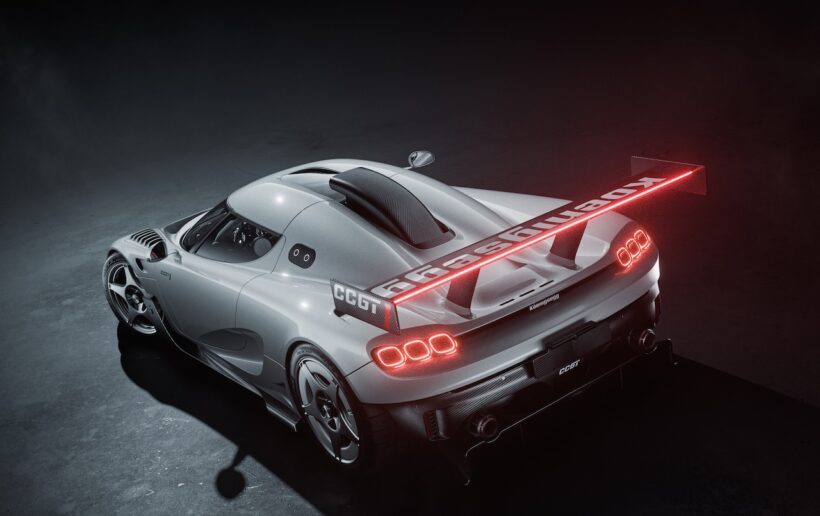 新型ハイパースポーツ「ケーニグセグ CCGT1」のエクステリア。
