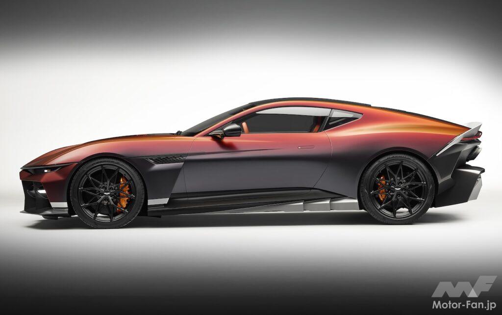世界限定150台の「アストンマーティン ヴァレン」のエクステリア。
