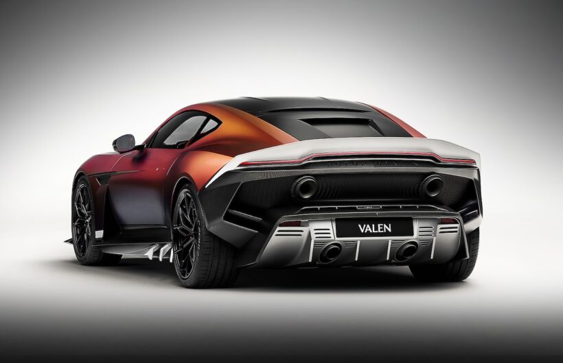 世界限定150台の「アストンマーティン ヴァレン」のエクステリア。
