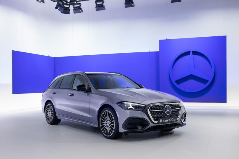 「メルセデス・ベンツ Cクラス ワゴン」改良新型のエクステリア。