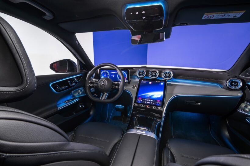 「メルセデス・ベンツ Cクラス ワゴン」改良新型のインテリア。