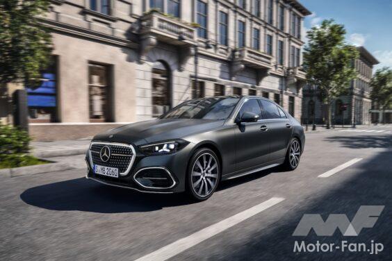 「メルセデス・ベンツ Cクラス」改良新型の走行シーン。