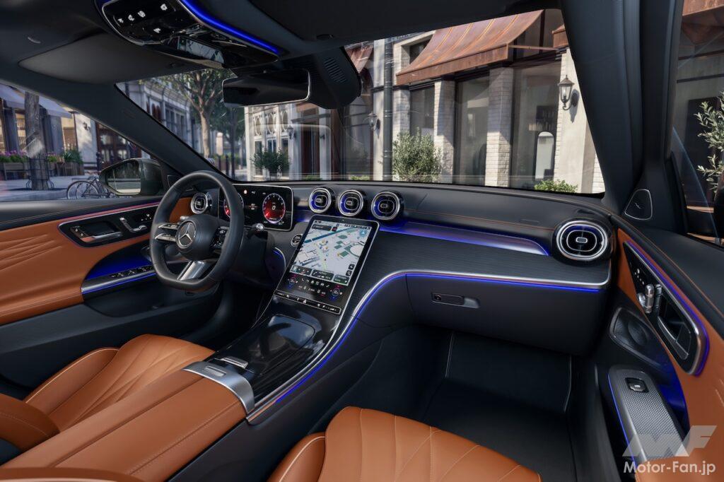 「メルセデス・ベンツ Cクラス」改良新型のインテリア。