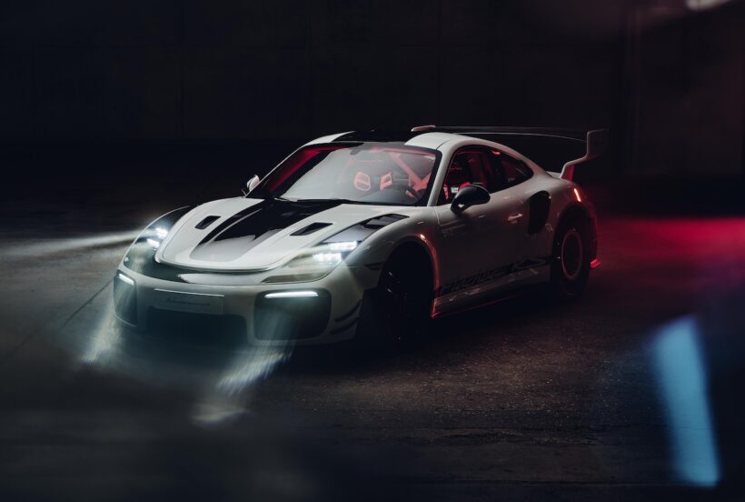 ワンオフモデル「ポルシェ フラッハバウ RS」のエクステリア。