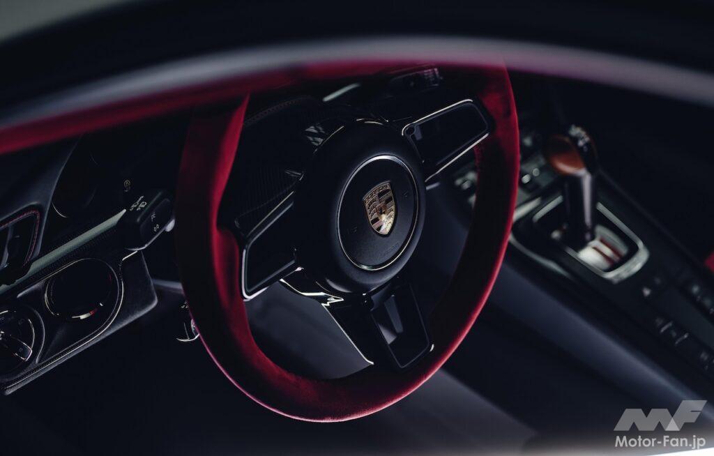 ワンオフモデル「ポルシェ フラッハバウ RS」のコクピット。