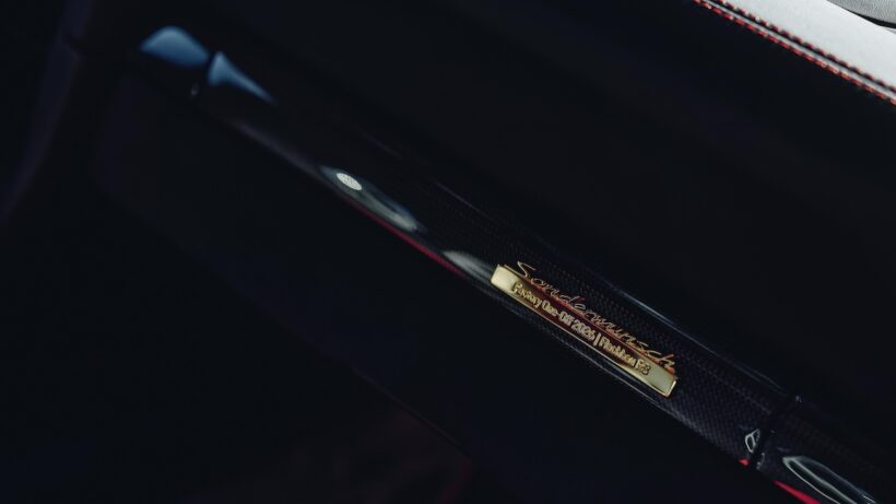 ワンオフモデル「ポルシェ フラッハバウ RS」のコクピット。