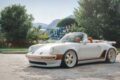 ルイ・ヴィトンとコラボレーションした「ポルシェ 911 リイマジンド バイ シンガー - クラシック ターボ」。