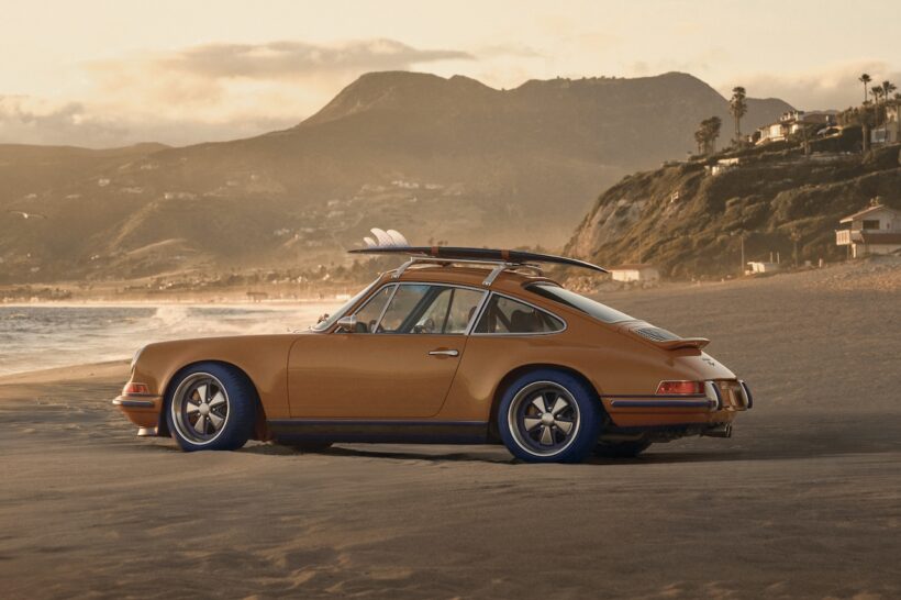 ルイ・ヴィトンとコラボレーションした「ポルシェ 911 リイマジンド バイ シンガー - クラシック」。
