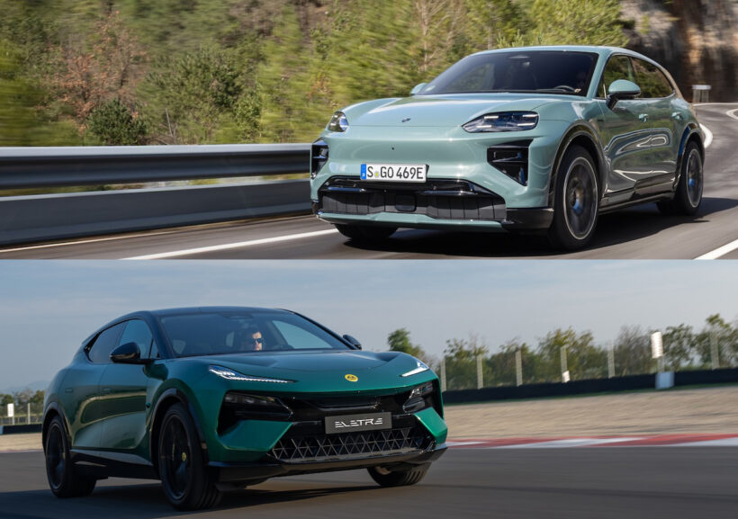 Porsche Cayenne Turbo Electric × LOTUS ELETRE 900 SPORT