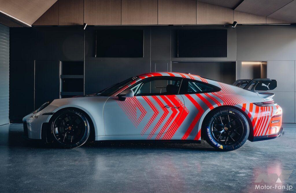新型カスタマー向けレーシングカー「ポルシェ 911 チャレンジ」のエクステリア。