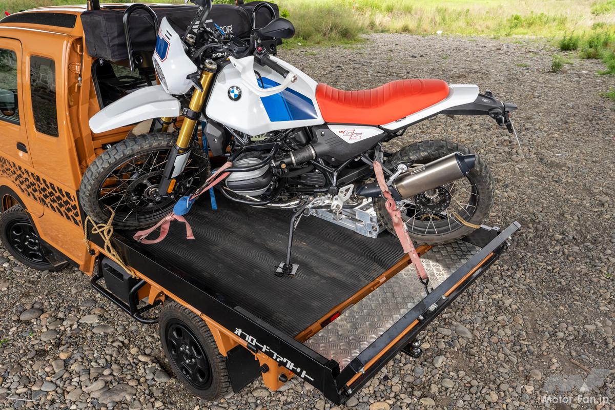 バイク乗りの神器、爆誕！ スーパーキャリイの荷台を延長し、トランポ性能を強化したら最強だった！
