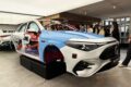 新型「メルセデス・ベンツ CLAクラス」のワークショップにて