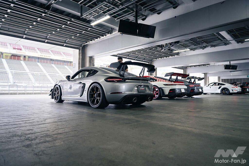 911 GT3 RSと、718ケイマンGT4 RSを用いた富士スピードウェイ本コースでのテストは「CREF新春走行会」というユーザー参加型の走行会で催された。Mエンジニアリングを筆頭としたサードパーティの魅力を訴えるために、積極的に“体験”を提供するのがクレフ・モータースポーツらしさだ。