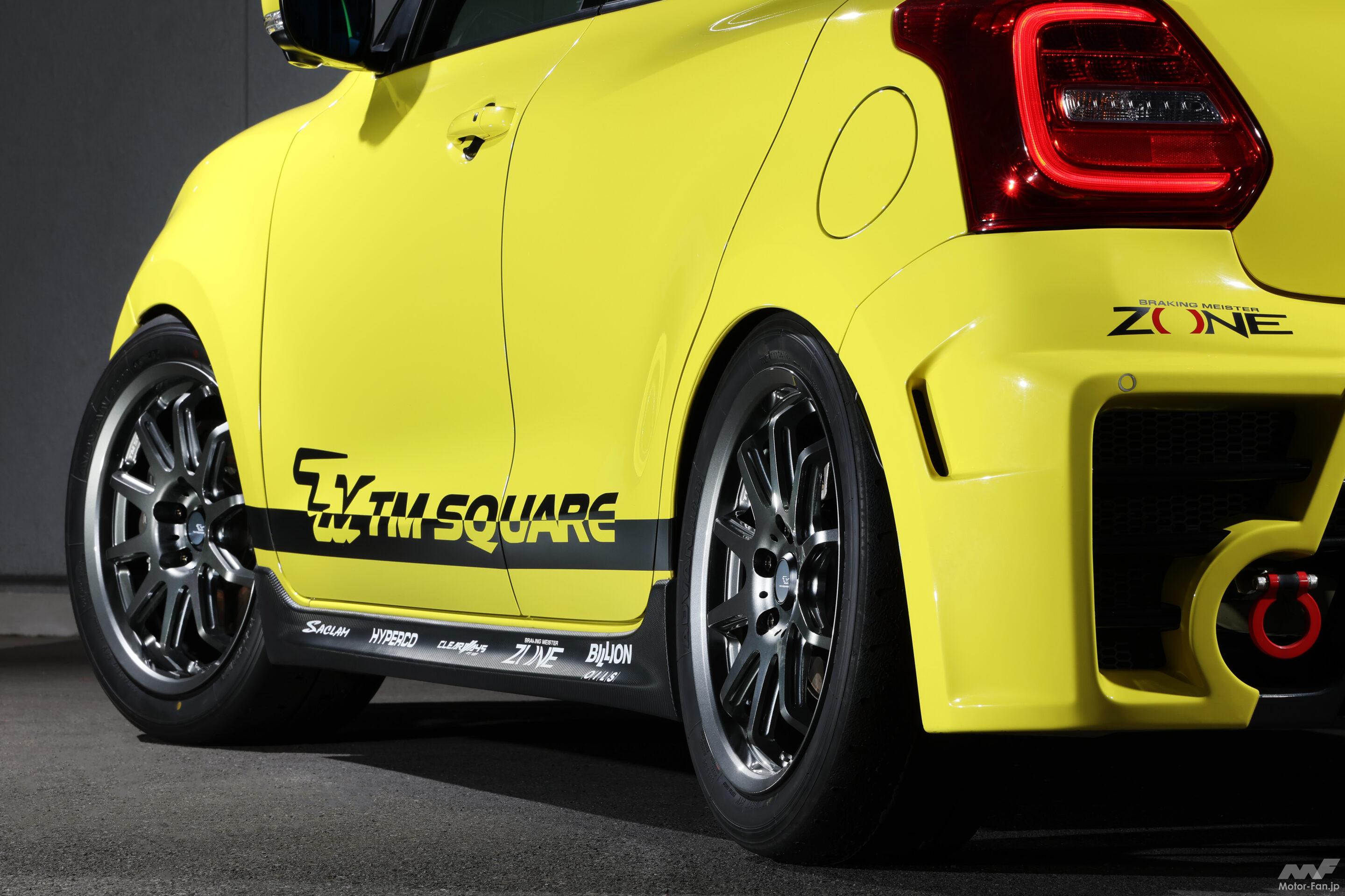 田中ミノル監修 ZC33Sスイフトスポーツのための17インチホイール TM