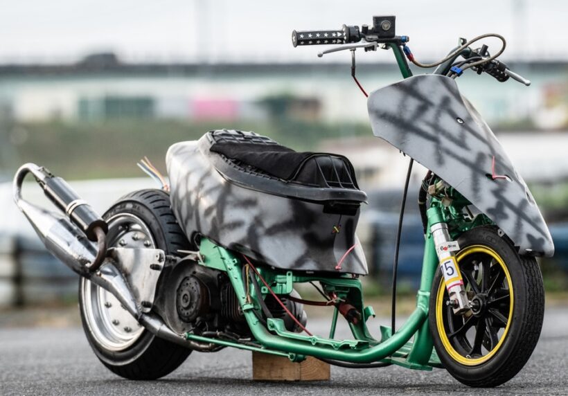 カスタムバイク 徹底的な軽量化によりドラッグレースで好タイムを狙う カスタムバイク 徹底的な軽量化によりドラッグレースで好タイムを狙う
